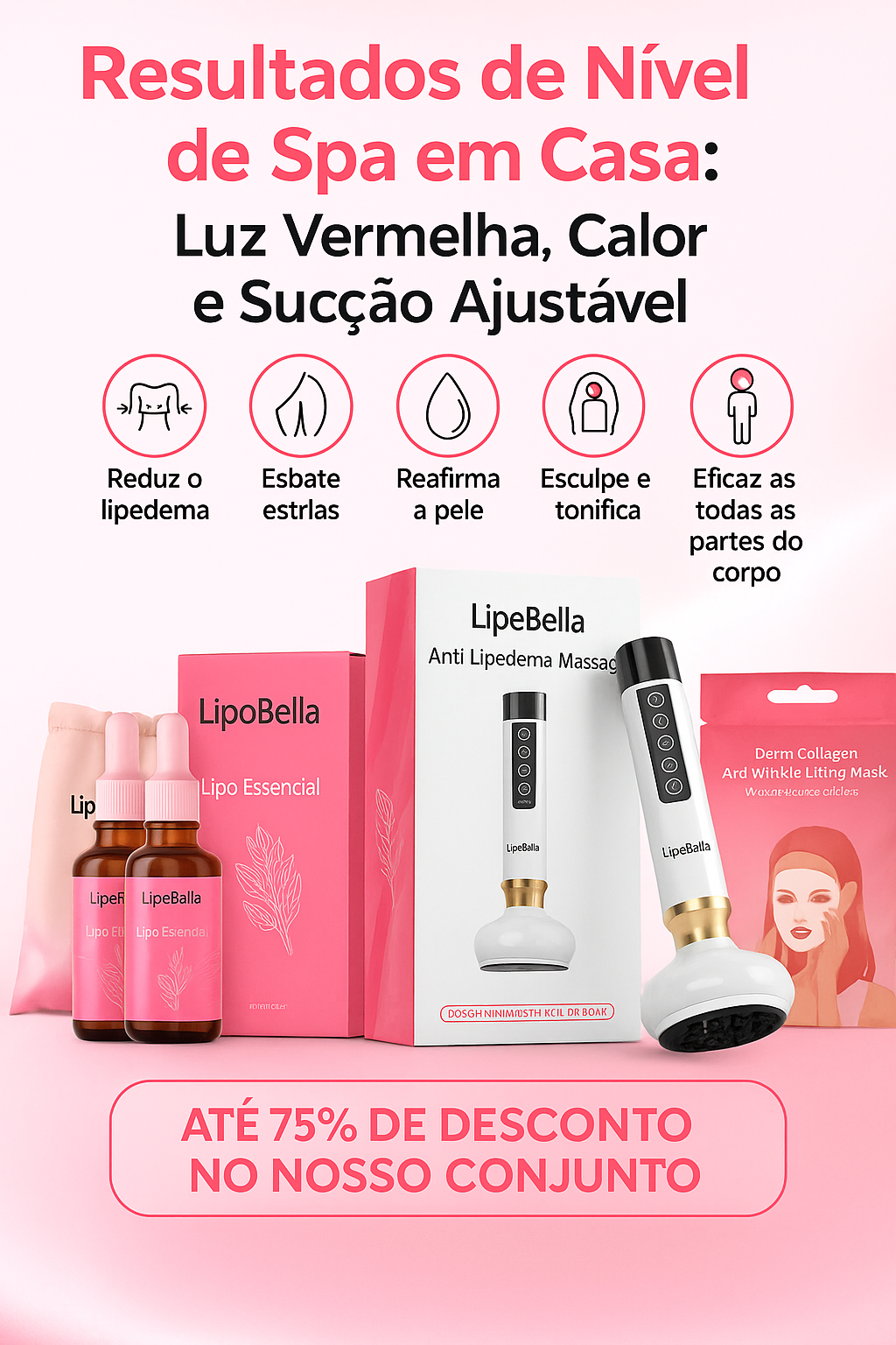 Kit LipeBella™ – Alívio Lipedema